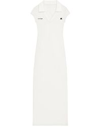 Courreges - Long Sports Polo Dress - Lyst