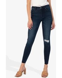 Kut From The Kloth - Connie High Rise Fab Ab Ankle Skinny Jean - Lyst
