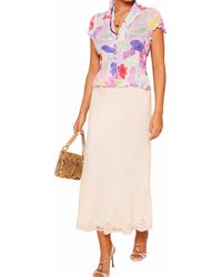 RIXO London - Maelle Short Sleeve Top - Lyst