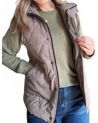 Michelle Mae - Remy Zip Up Vest - Lyst