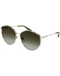 Ferragamo - Ferragamo 60 Mm Green Sunglasses - Lyst