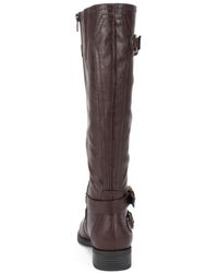 White Mountain - Faux Leather Tall Knee-high Boots - Lyst