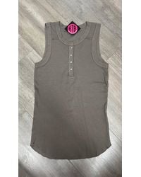 Crown Jewel - Henley Crew Tank - Lyst