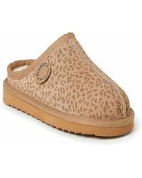 Dearfoams - Fireside By Kids Dempsey Genuine Shearling Clog Slipper - Lyst