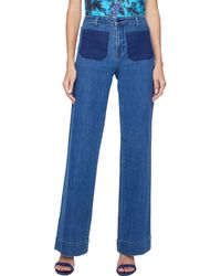L'Agence - Nolan High-Rise Wide Leg Pant - Lyst
