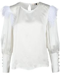 Think! - Viscose Rayon Blouse - Lyst