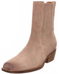Gabor - Almond Toe Block Heel Bootie - Lyst