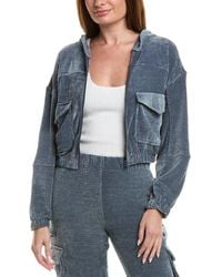 Vintage Havana - 2Pc Brush Chenille Bomber Jacket & Cargo Pant Set - Lyst