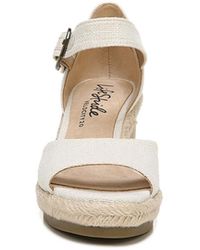 LifeStride - Go For It Buckle Canvas Wedge Heels - Lyst