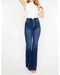 Kancan - High Rise Flare Jeans - Lyst