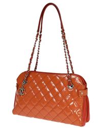 Chanel - Matelassé Patent Leather Shoulder Bag (pre-owned) - Lyst