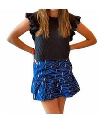 Osamore - Ruffle Mini Skirt - Lyst
