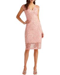 Tadashi Shoji - Evonne Embroidered Dress - Lyst