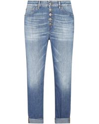 Dondup - High-Waisted Denim Trousers With Classic Five-Pocket Design - Lyst