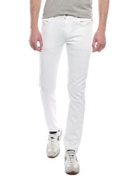 7 For All Mankind - Slimmy Tapered White Modern Slim Jean - Lyst