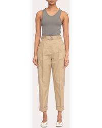 3.1 Phillip Lim - Belted Pleated Carrot Pant - Lyst