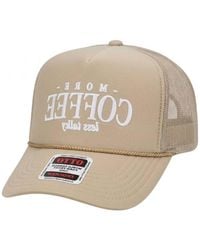 Otto - More Coffee Less Talky Foam Lettering Trucker Hat - Lyst