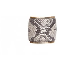 Avenue Chic - Python Zipper Large Cuff - Lyst