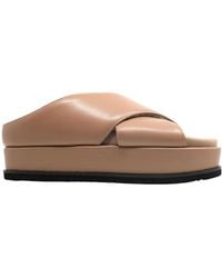 Roam - Cross Stack Platform Sandals - Lyst