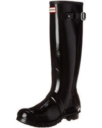 HUNTER - Original Tall Gloss Rain Boots - Lyst