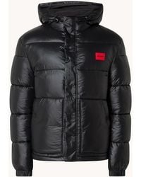 BOSS - Hugo Baro 2441 Quilted Hooded Puffer Coat - Lyst