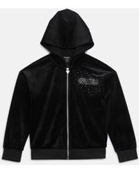 Guess - Velour Full-Zip Hoodie (7-14) - Lyst