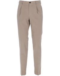 Incotex - Tailored Fit Flat Front Straight-Leg Pants - Lyst