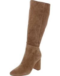 Steve Madden - Ninny Suede Pointed Toe Knee-high Boots - Lyst