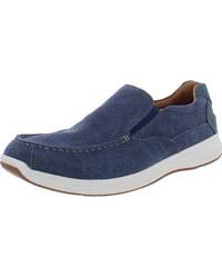 Florsheim - Great Lakes Leather Canvas Slip-on Shoes - Lyst