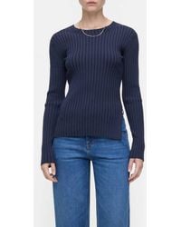 Closed - Crew Neck Long Sleeve Tee - Lyst