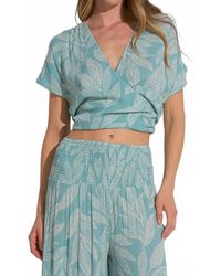 Elan - Allegra Tie Top - Lyst