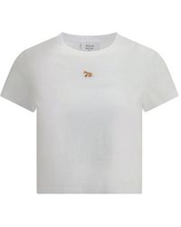 Maison Kitsuné - Fox Baby Crop T - Lyst