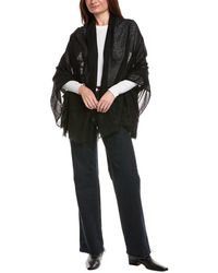 Amicale Cashmere - Solid Felted Cashmere Wrap - Lyst