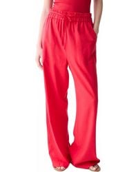 DELUC - Roxa Linen Blend Pants - Lyst