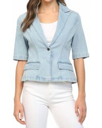 Fate - Short Sleeve Blazer - Lyst
