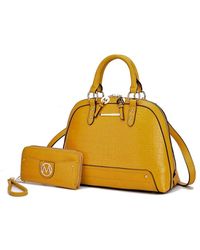 MKF - Nora Premium Croco Satchel Handbag - Lyst