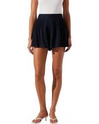 Astr - Ciro Linen-Blend Shorts - Lyst
