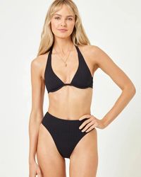 LSPACE - L*Space Savannah Bikini Bottom Stretch High Waist Swimwear Jzz933 - Lyst