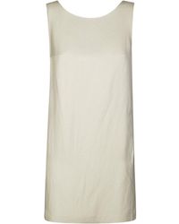 Dondup - Sleeveless Textured Top With Relaxed Fit - Lyst