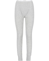 Calvin Klein - Slim Tapered Elastic Waistband Trousers - Lyst