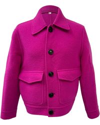 Ami Paris - Boxy Fit Double Face Coat - Lyst