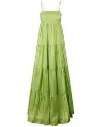 THE ROSE IBIZA - Formentera Silk Long Dress - Lyst