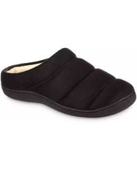 Isotoner - Microsuede Puffer Eco Comfort Clog Slipper - Lyst