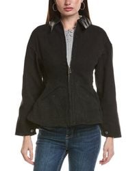 Line & Dot - Eton Peplum Jacket - Lyst