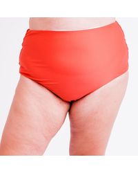 Calypsa - Plus Full Coverage High Waisted Bikini Bottom - Lyst