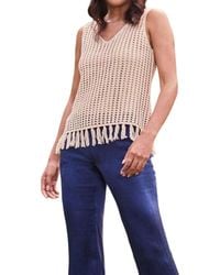 ecru - Fringe Tank Top - Lyst