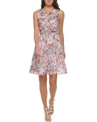 DKNY - Party Mini Fit & Flare Dress - Lyst