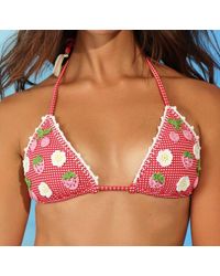 CAPITTANA - Meli Fruits Bikini Top - Lyst