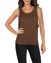 GOOD AMERICAN - Ribbed Knit Thermal Tank Top - Lyst