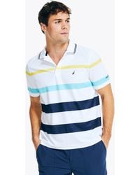 Nautica - Navtech Sustainably Crafted Classic Fit Striped Polo - Lyst